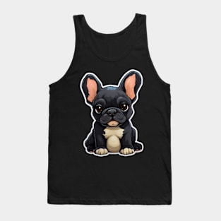 Cute French Bulldog Frenchie Dog Lover Funny Tank Top